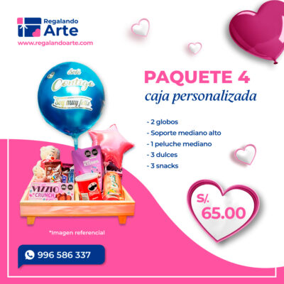 Caja de regalo personalizada - Paquete 4