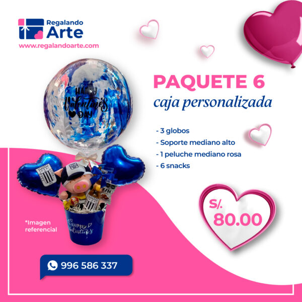 Caja de regalo personalizada - Paquete 6